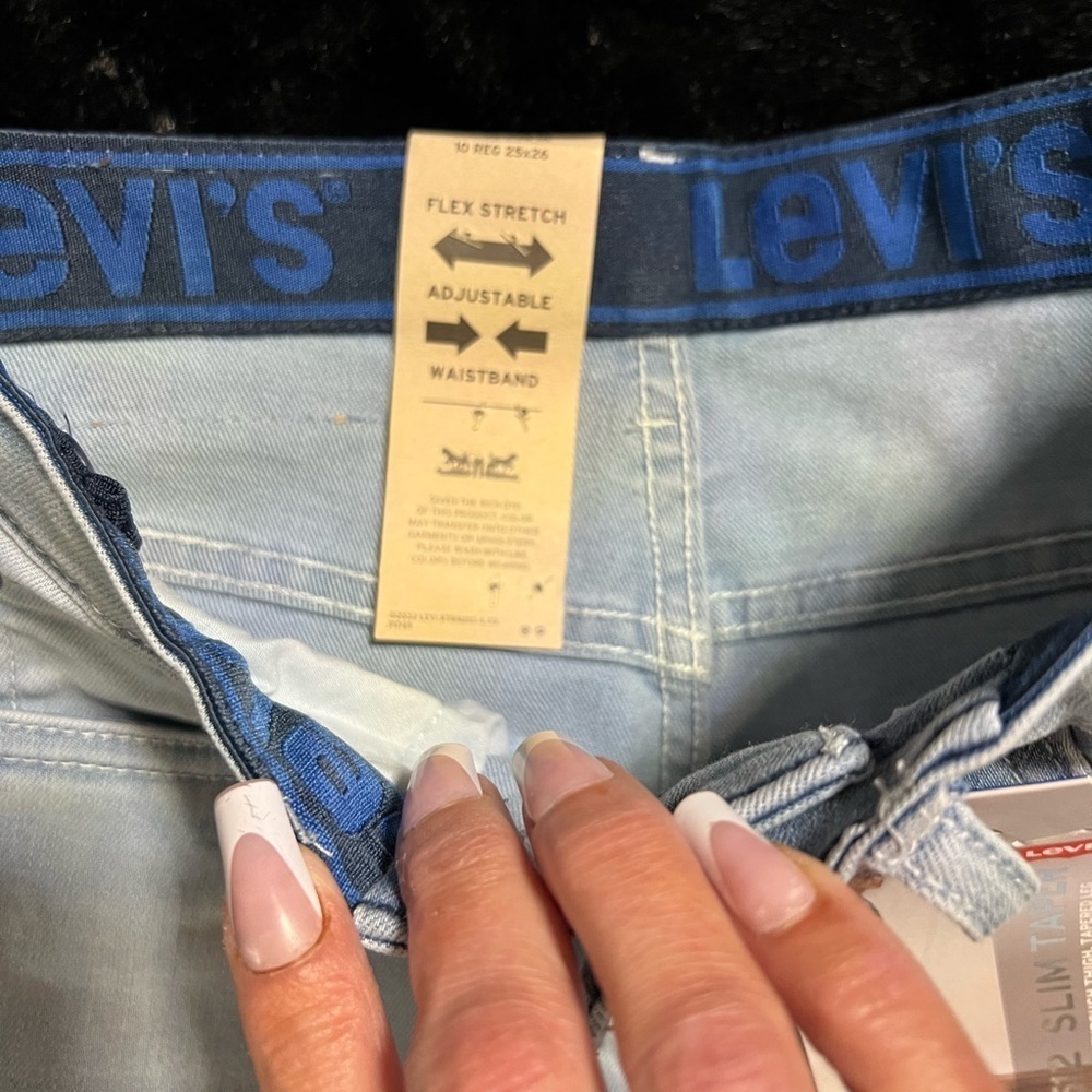 Boy’s Levi's® 512™ Slim Tapered Medium washed Jeans-SZ 10 🩵25/26- NWT - Picture 11 of 13